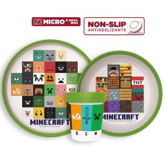Minecraft BPA-mentes gyerek étkészlet Prémium
