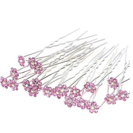 Hajtű kis virággal - rózsaszínű