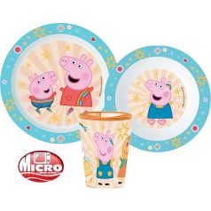 Peppa malac micro gyerek étkészlet