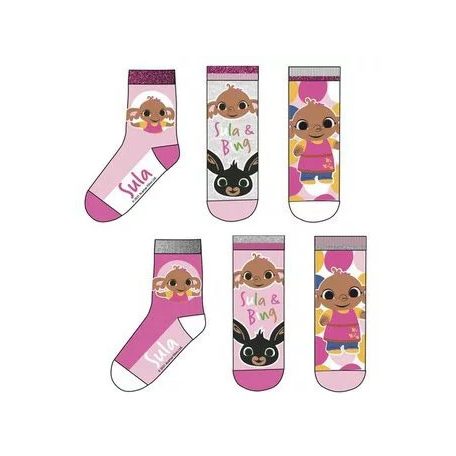 Bing nyuszi gyerek 3 darabos zokni szett (27-30)