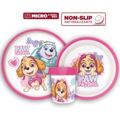 Mancs őrjárat BPA-mentes gyerek étkészlet Prémium