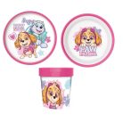 Mancs őrjárat BPA-mentes gyerek étkészlet Prémium