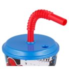 Pókember szívószálas pohár