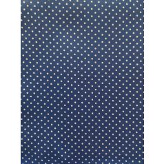 Batonbag - dark blue, polka dots