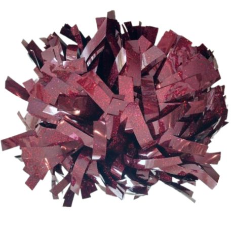 Bordeaux Holographic 6" Cheer Pompon