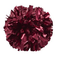 Bordeaux Metal 6" Pompon