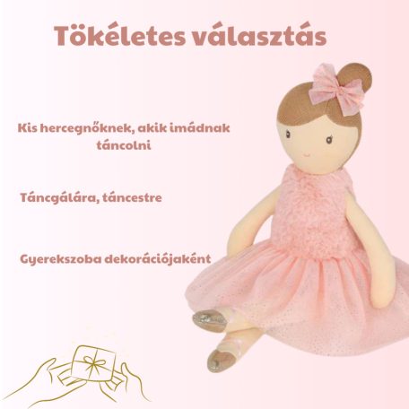 Balerina baba plüss