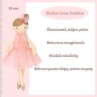 Balerina baba plüss
