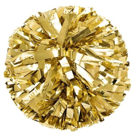 Gold Metal 6" Cheer Pompon