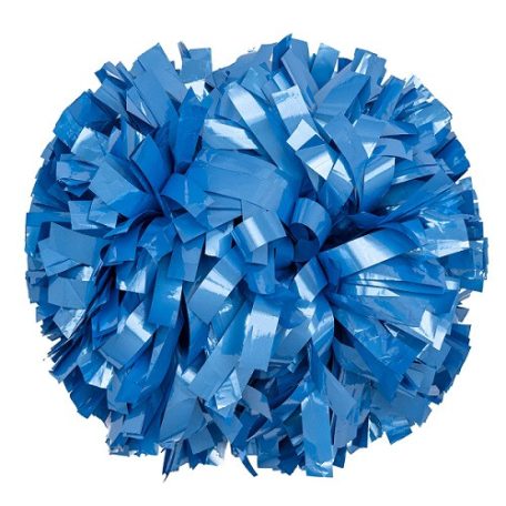 Light blue Metal 8" Pompon