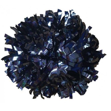 Navy Holographic 8" Poms