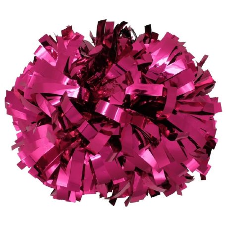 Pink Metal 6" Cheer Pompon