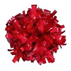 Red Holographic 8" Pompon