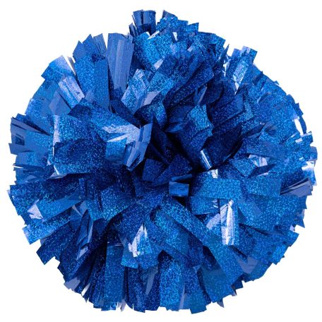 Royal blue Holographic 6" Pompon